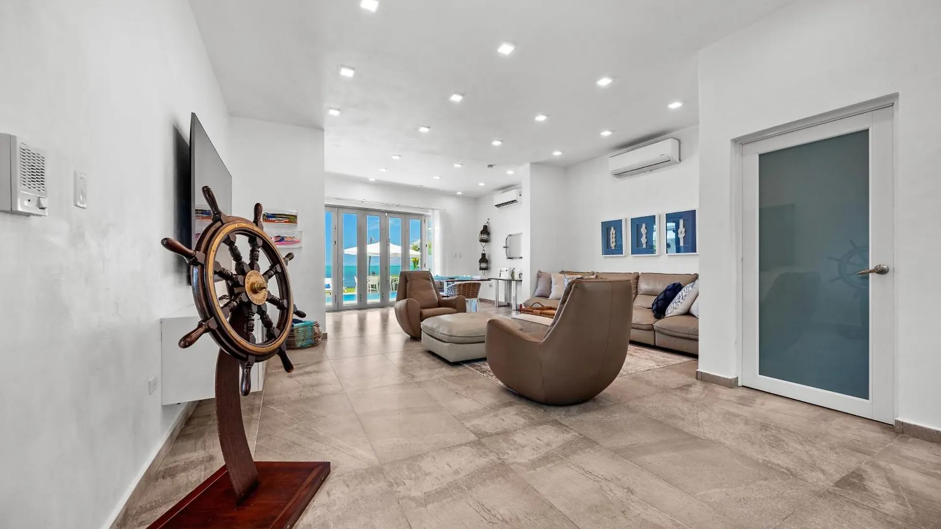 Ocean Front Luxury Villa With Pier And Heated Pool - Self Check In - Vj1 Cabo Rojo