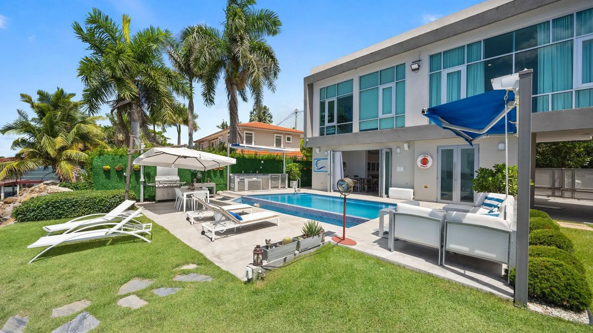 Ocean Front Luxury Villa With Pier And Heated Pool - Self Check In - Vj1 Cabo Rojo